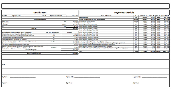 Pulse Project Majiwada Thane Costing Plan